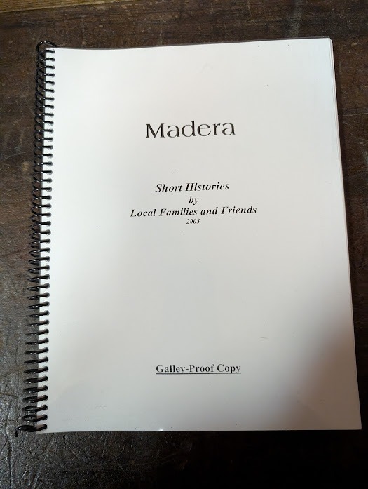 Madera Short Histories