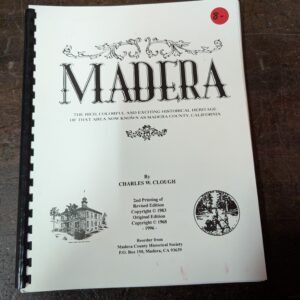 Madera Historical Heritage book print